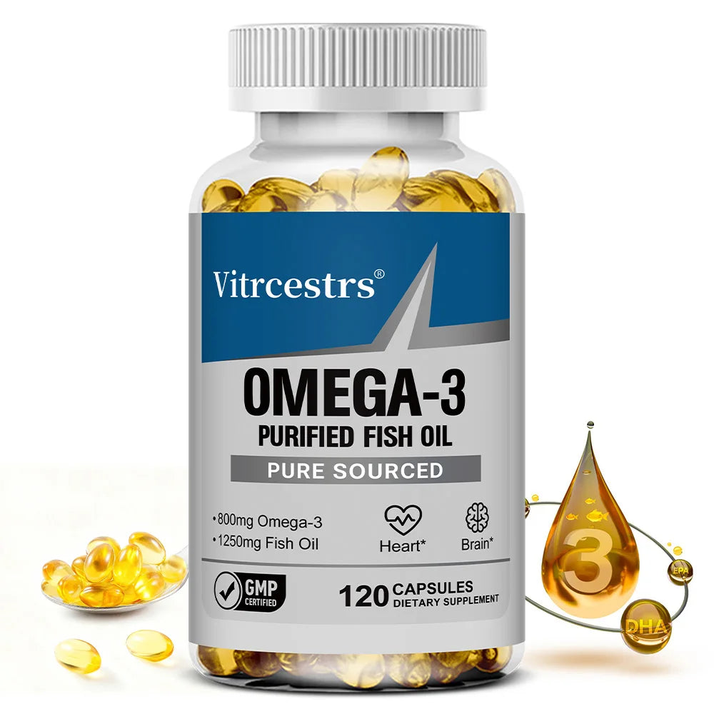Vitrcestrs Omega 3 Soft Gels pure sourced